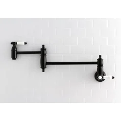 Kingston Brass Bel-Air Wall Mount Pot Filler Kitchen Faucet