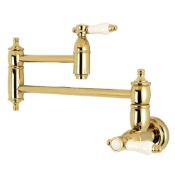 Kingston Brass Bel-Air Wall Mount Pot Filler Kitchen Faucet