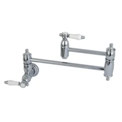 Kingston Brass Bel-Air Wall Mount Pot Filler Kitchen Faucet