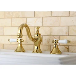 Kingston Brass Bel-Air 8" Widespread Deck Mount Bathroom Faucet