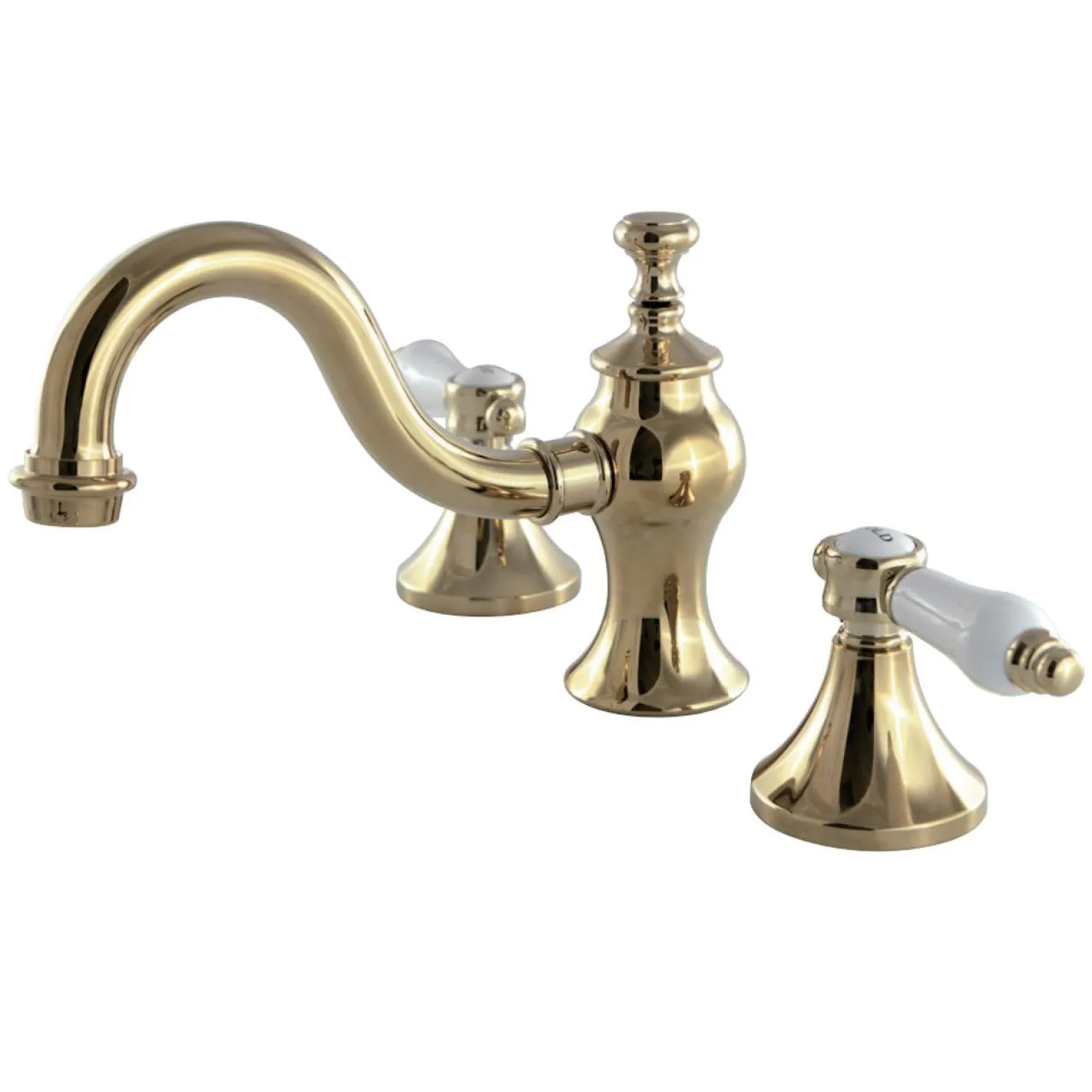 Kingston Brass Bel-Air 8" Widespread Deck Mount Bathroom Faucet