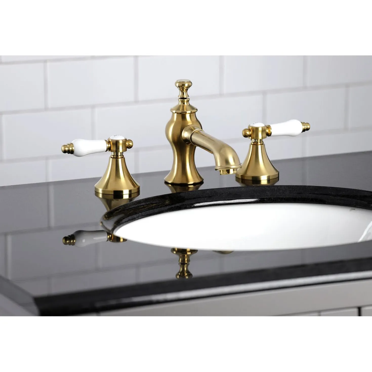 Kingston Brass Bel-Air 8" Widespread 3-Hole Bathroom Faucet