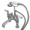 Kingston Brass CC608T1 Vintage Deck Mount Clawfoot Tub Filler with Hand Shower
