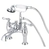 Kingston Brass CC604T1 Vintage Deck Mount Clawfoot Tub Filler with Hand Shower
