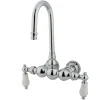 Kingston Brass CC6T1 Vintage Wall Mount Clawfoot Tub Filler Faucet