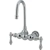 Kingston Brass CC2T1 Vintage 3-3/8" Wall Mount Clawfoot Tub Filler