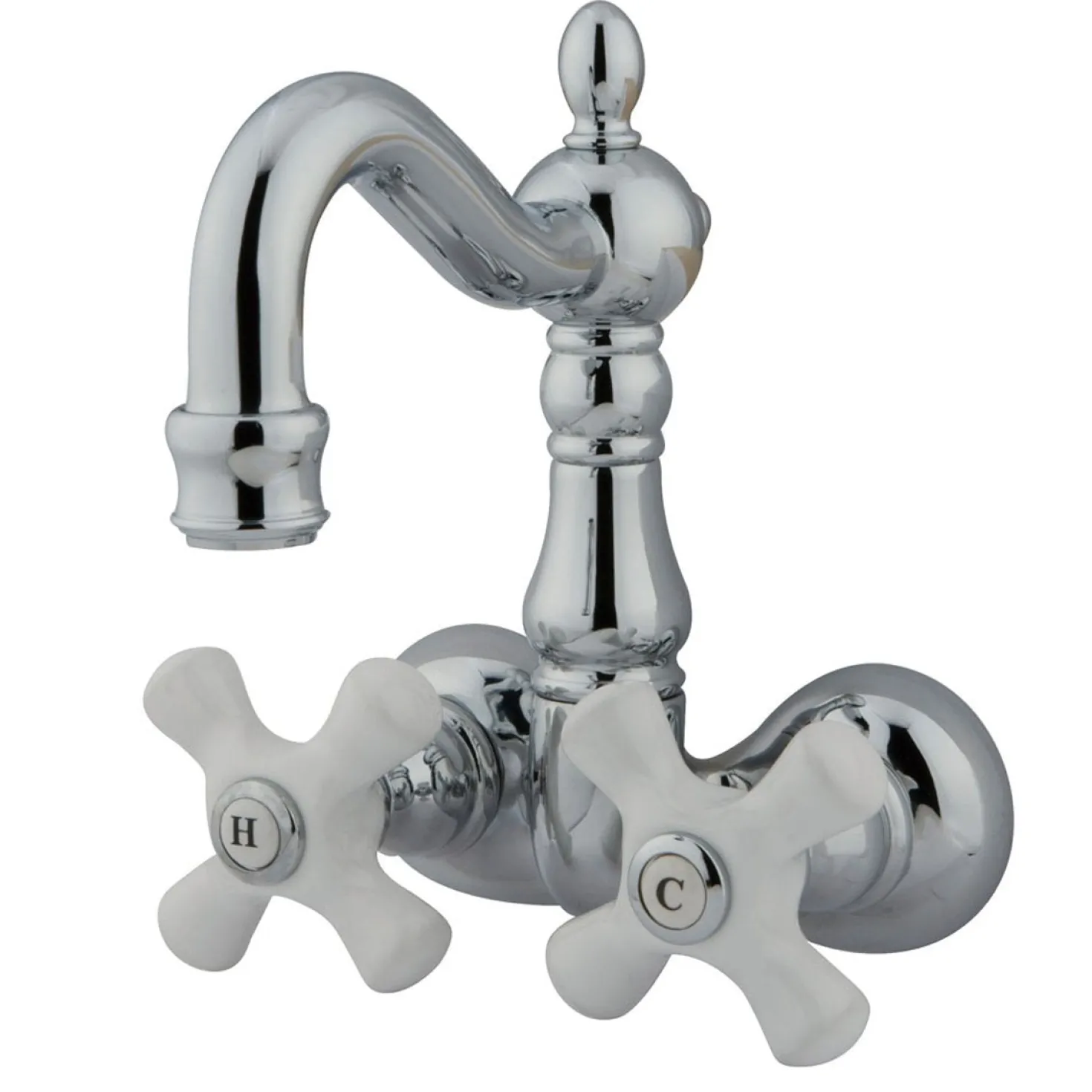 Kingston Brass CC1080T1 Vintage 3-3/8" Wall Mount Clawfoot Tub Filler