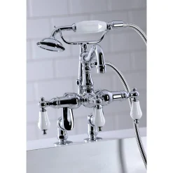 Kingston Brass CC6017TX-P Vintage Clawfoot Tub Faucet with Hand Shower