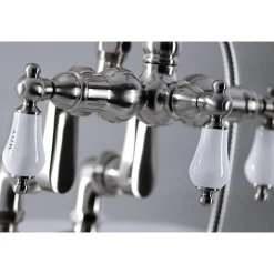 Kingston Brass CC6017TX-P Vintage Clawfoot Tub Faucet with Hand Shower