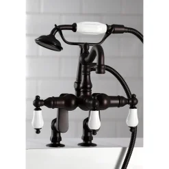Kingston Brass CC6017TX-P Vintage Clawfoot Tub Faucet with Hand Shower