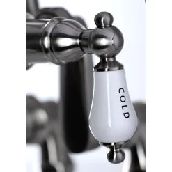 Kingston Brass CC6017TX-P Vintage Clawfoot Tub Faucet with Hand Shower
