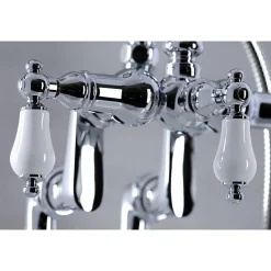 Kingston Brass CC6015TX-PVintage Clawfoot Tub Faucet with Hand Shower