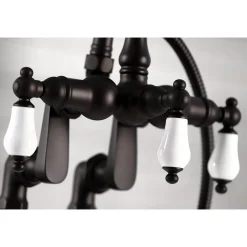 Kingston Brass CC6015TX-PVintage Clawfoot Tub Faucet with Hand Shower