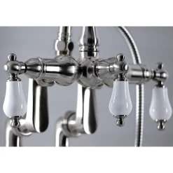 Kingston Brass CC6015TX-PVintage Clawfoot Tub Faucet with Hand Shower