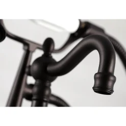 Kingston Brass CC6015TX-PVintage Clawfoot Tub Faucet with Hand Shower