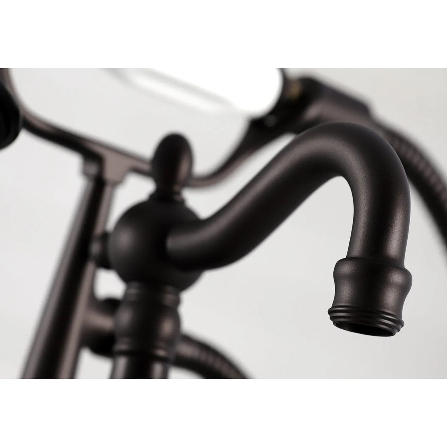 Kingston Brass CC6015TX-PVintage Clawfoot Tub Faucet with Hand Shower