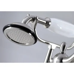 Kingston Brass CC6013TX-P Vintage Clawfoot Tub Faucet with Hand Shower