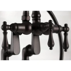Kingston Brass CC6013TX-P Vintage Clawfoot Tub Faucet with Hand Shower