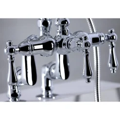Kingston Brass CC6013TX-P Vintage Clawfoot Tub Faucet with Hand Shower