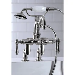 Kingston Brass CC6013TX-P Vintage Clawfoot Tub Faucet with Hand Shower