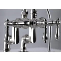 Kingston Brass CC6013TX-P Vintage Clawfoot Tub Faucet with Hand Shower