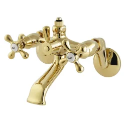 Kingston Brass CC2661 Vintage Wall Mount Tub Faucet with Riser Adapter