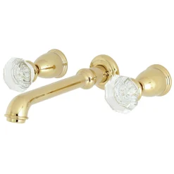 Kingston Brass Celebrity Two-Handle Wall Mount Bathroom Faucet
