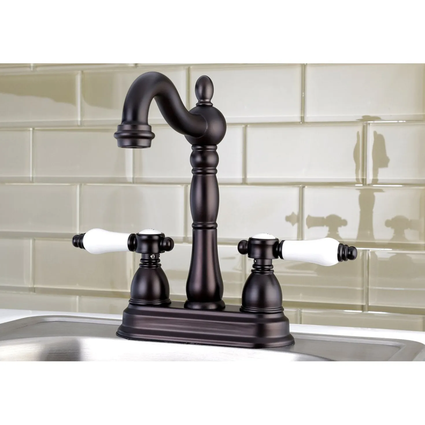 Kingston Brass 4" Centerset Bar Faucet