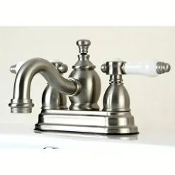 Kingston Brass 4" Centerset 3-Hole Bathroom Faucet