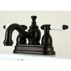 Kingston Brass 4" Centerset 3-Hole Bathroom Faucet