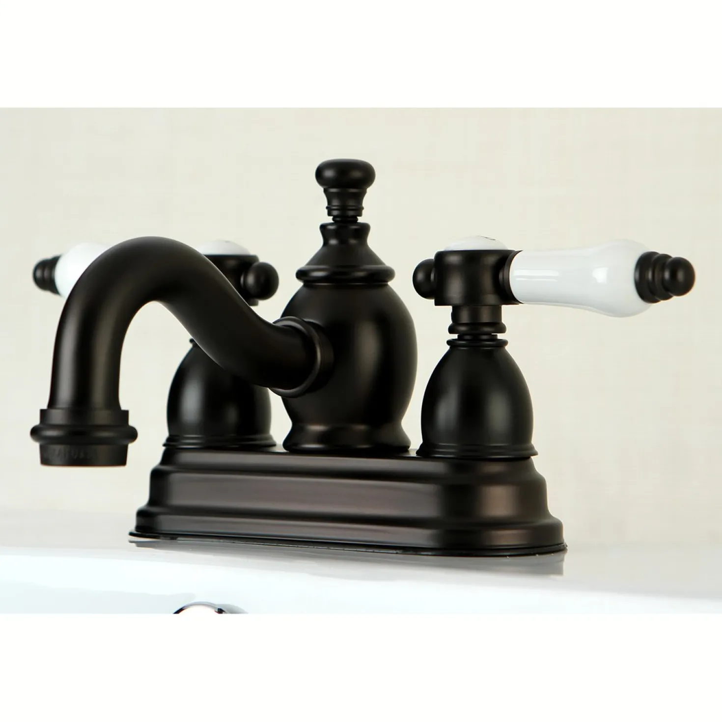 Kingston Brass 4" Centerset 3-Hole Bathroom Faucet