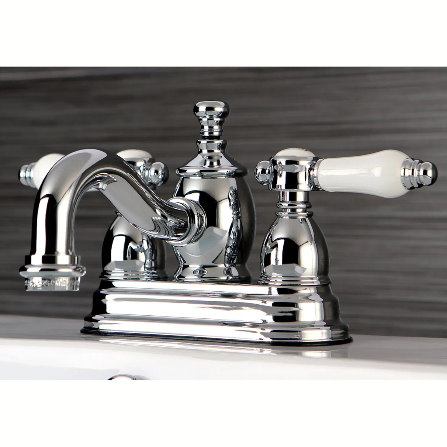 Kingston Brass 4" Centerset 3-Hole Bathroom Faucet