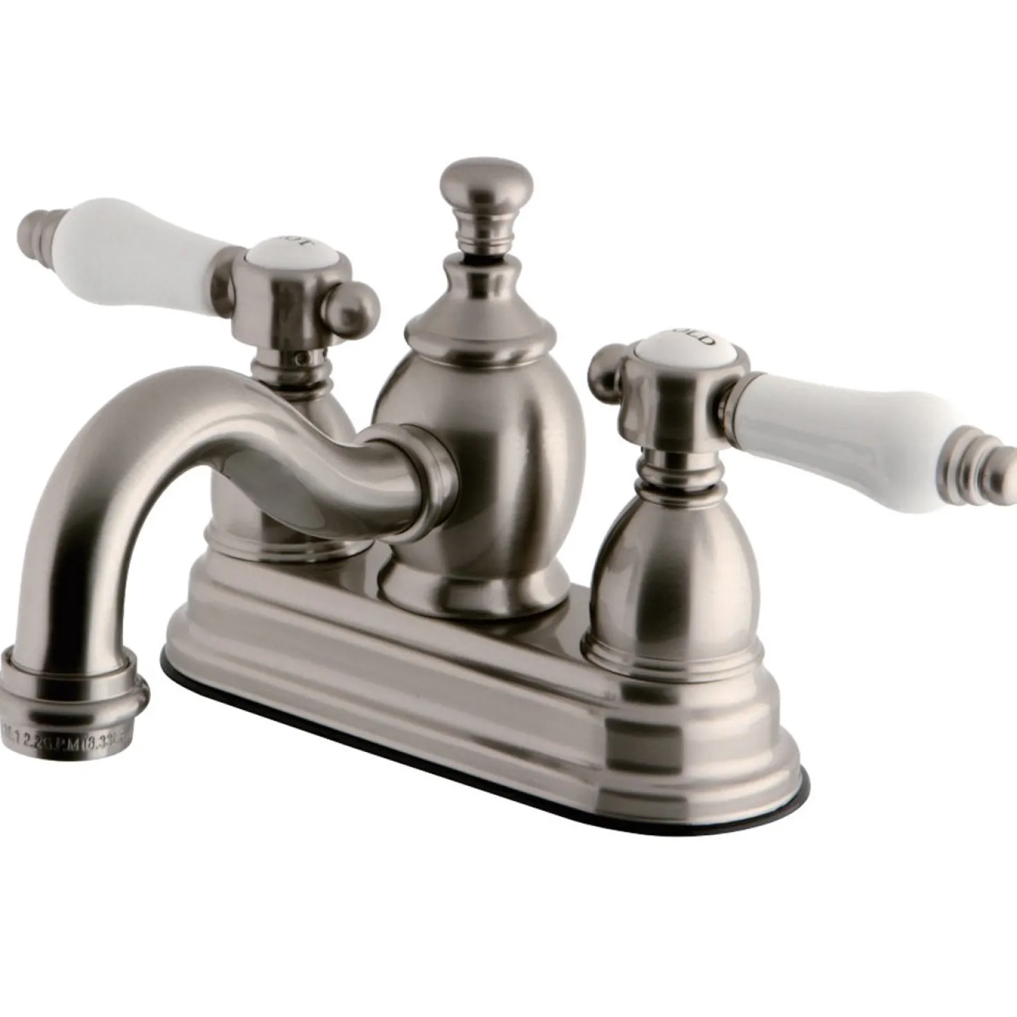 Kingston Brass 4" Centerset 3-Hole Bathroom Faucet