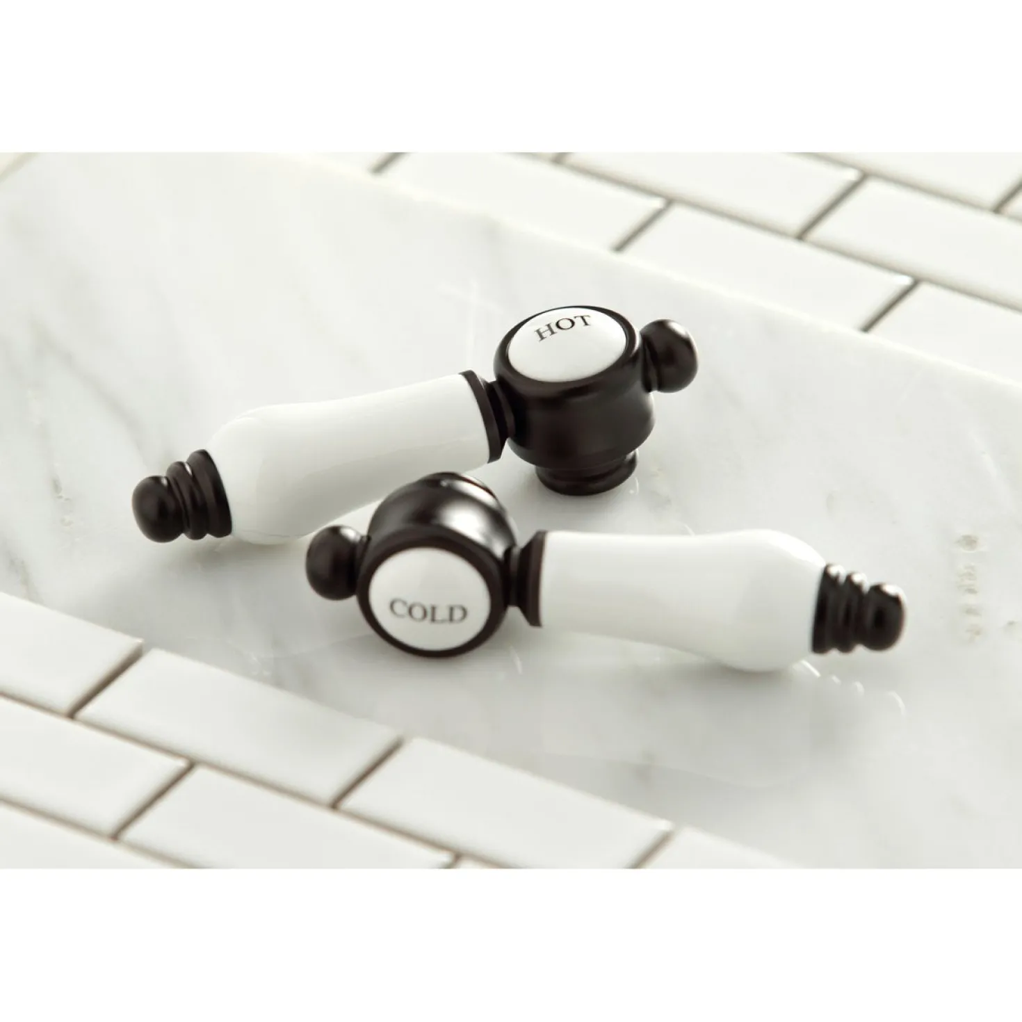 Kingston Brass 4" Centerset 3-Hole Bathroom Faucet