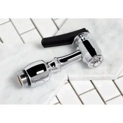 Kingston Brass 8" Centerset Kitchen Faucet with Brass Sprayer