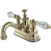 Kingston Brass 4" Centerset Lavatory Faucet with Brass Pop-up