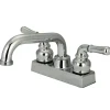 Kingston Brass 4" CentersetÂ Two-HandleÂ Laundry Faucet