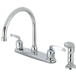 Kingston Brass Centurion Centerset 4-Hole Kitchen Faucet