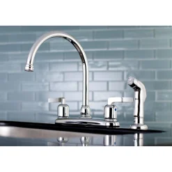 Kingston Brass Centurion Centerset 4-Hole Kitchen Faucet