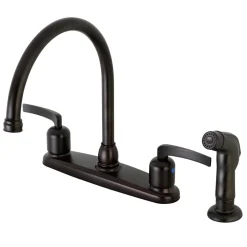 Kingston Brass Centurion Centerset 4-Hole Kitchen Faucet