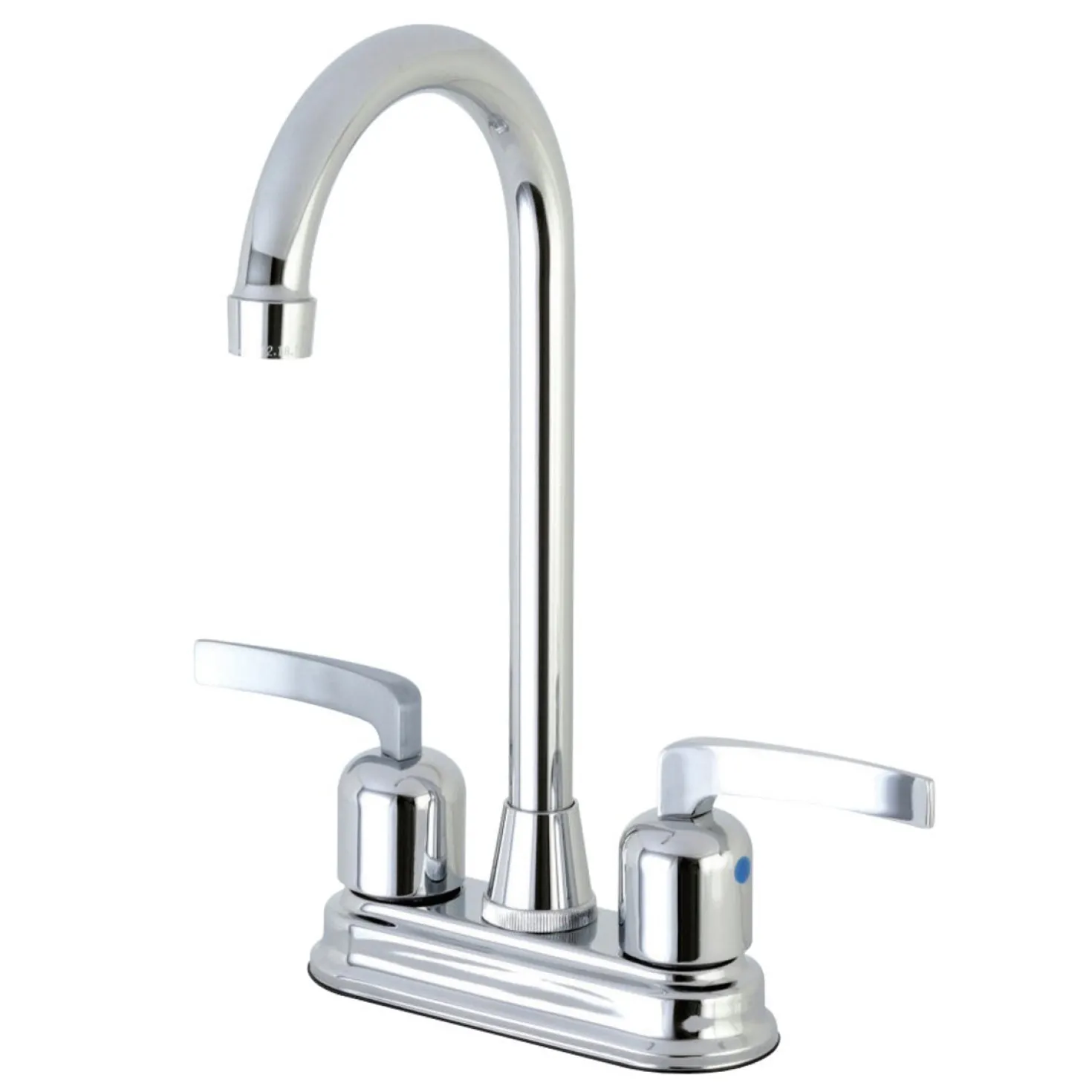 Kingston Brass Centurion 4" Centerset High-Arch Spout Bar Faucet