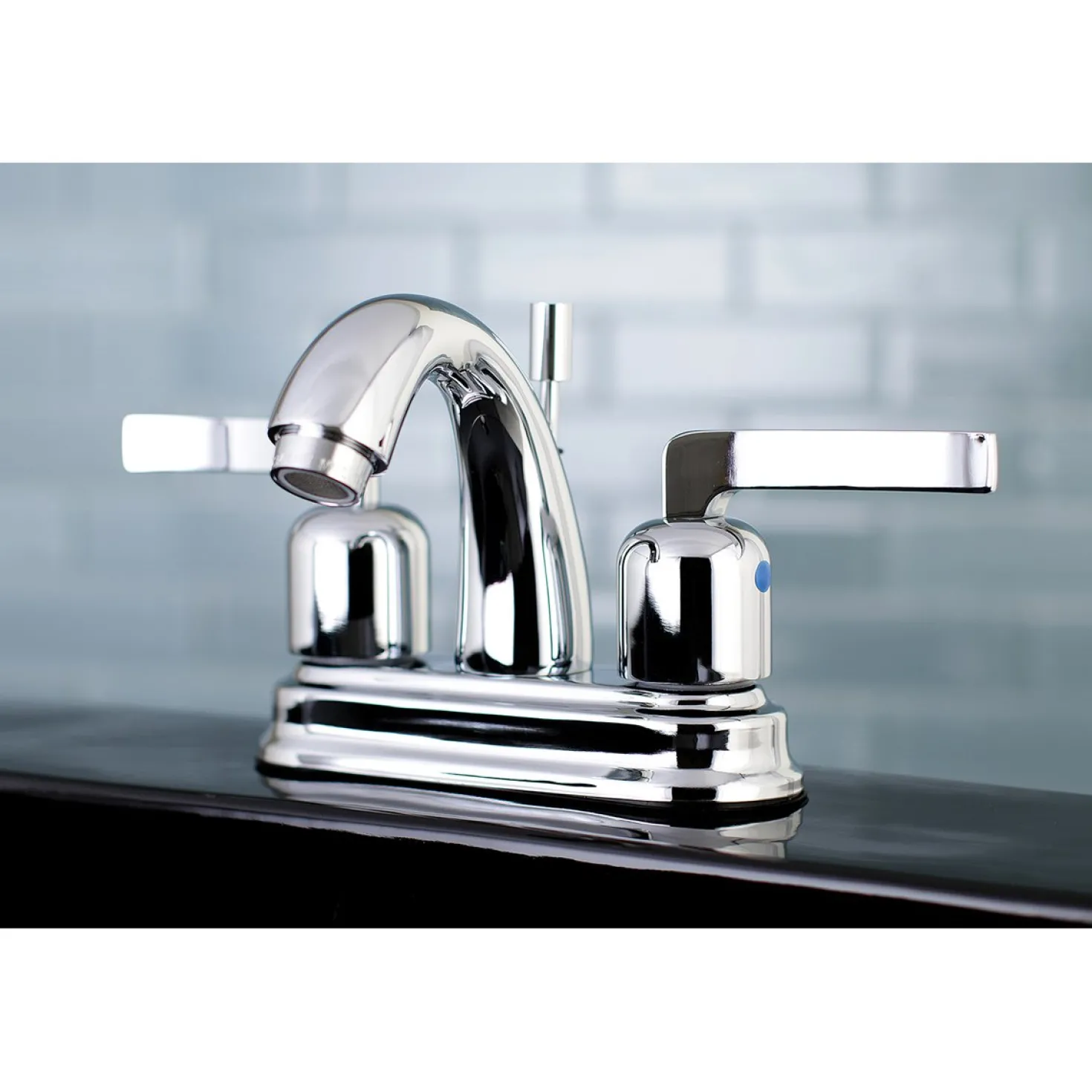 Kingston Brass Centurion 4" Centerset 3-Hole Bathroom Faucet