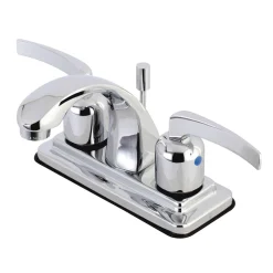 Kingston Brass Centurion Deck Mount 3-Hole 4" Centerset Bathroom Faucet