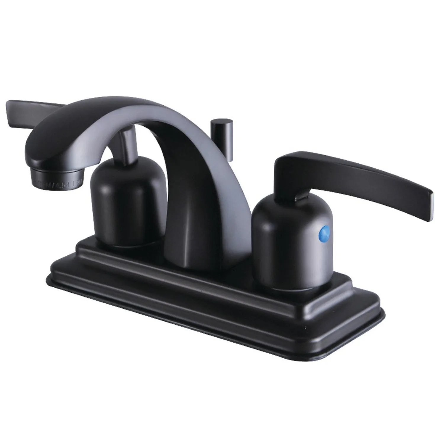 Kingston Brass Centurion Deck Mount 3-Hole 4" Centerset Bathroom Faucet