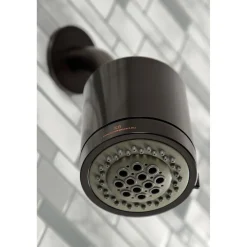 Kingston Brass Centurion Three-Handle Tub and Shower Faucet