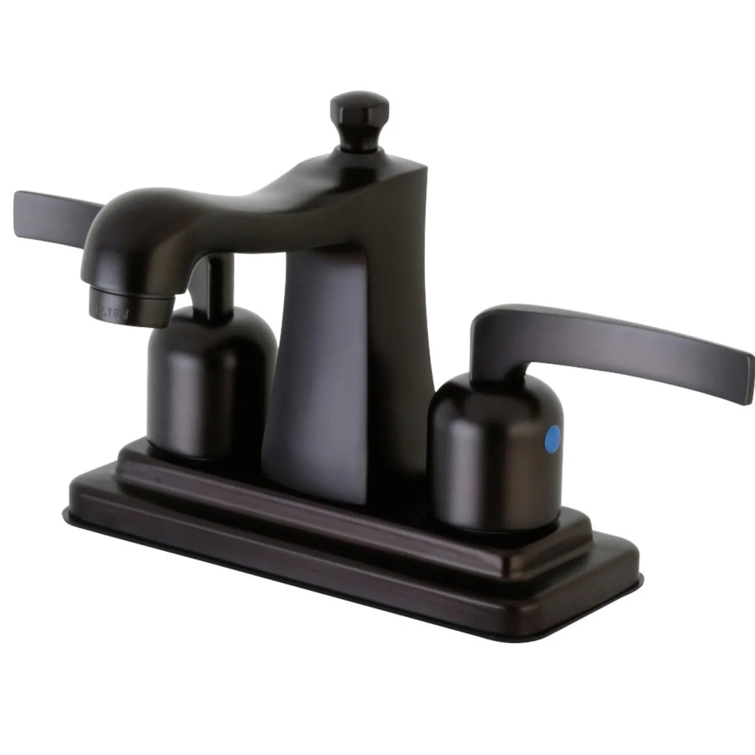 Kingston Brass Centurion Two-Handle 4" Centerset Deck Mount Bathroom Faucet