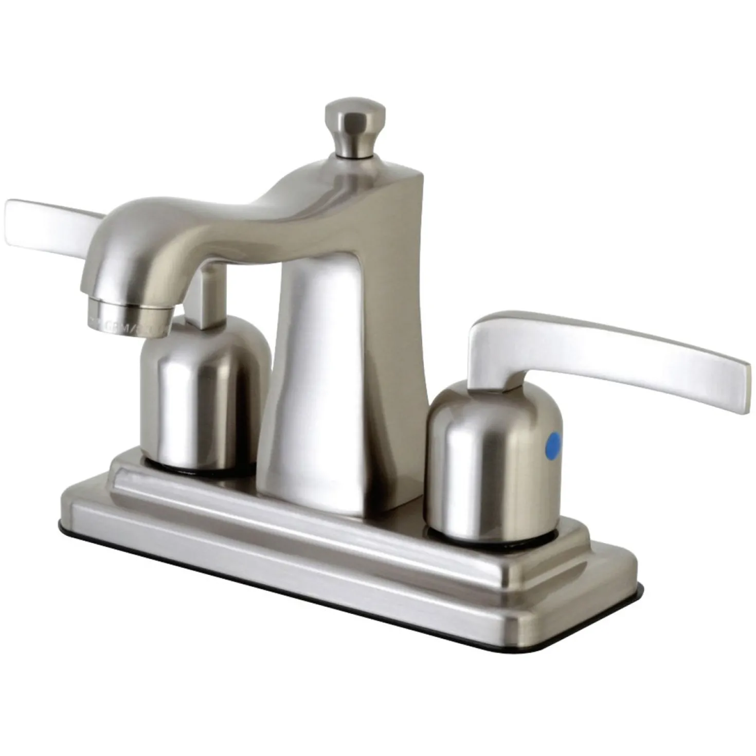 Kingston Brass Centurion Two-Handle 4" Centerset Deck Mount Bathroom Faucet