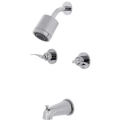 Kingston Brass Centurion Two-Handle Tub and Shower Faucet