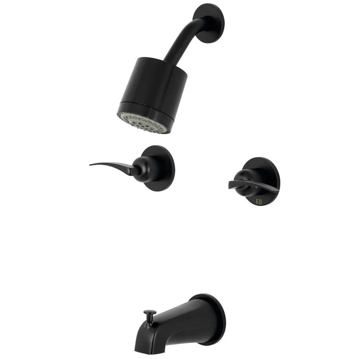 Kingston Brass Centurion Two-Handle Tub and Shower Faucet