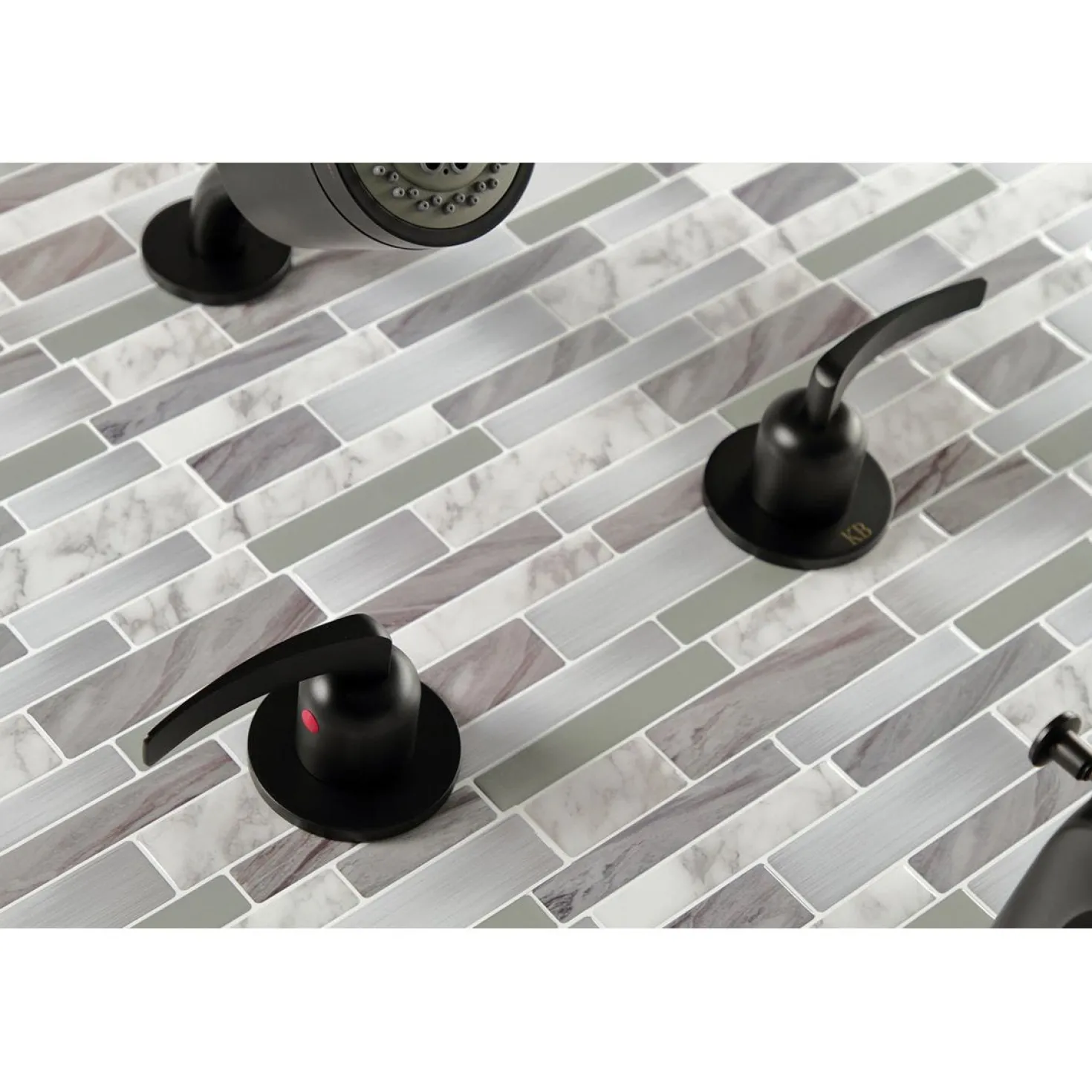 Kingston Brass Centurion Two-Handle Tub and Shower Faucet